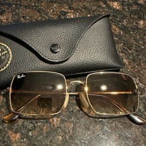 Women's Ray-Ban RB1971 Square Metal Sunglasses